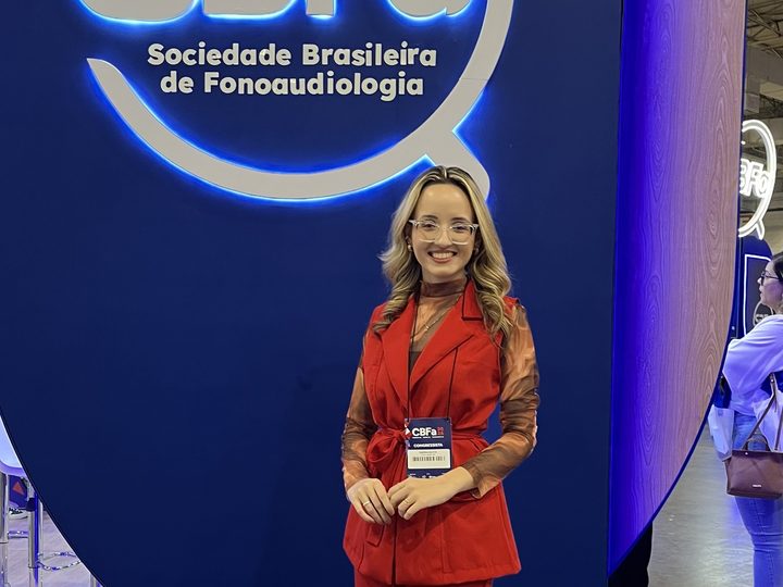 Dra. Sabrina Santos no Congresso Brasileiro de Fonoaudiologia